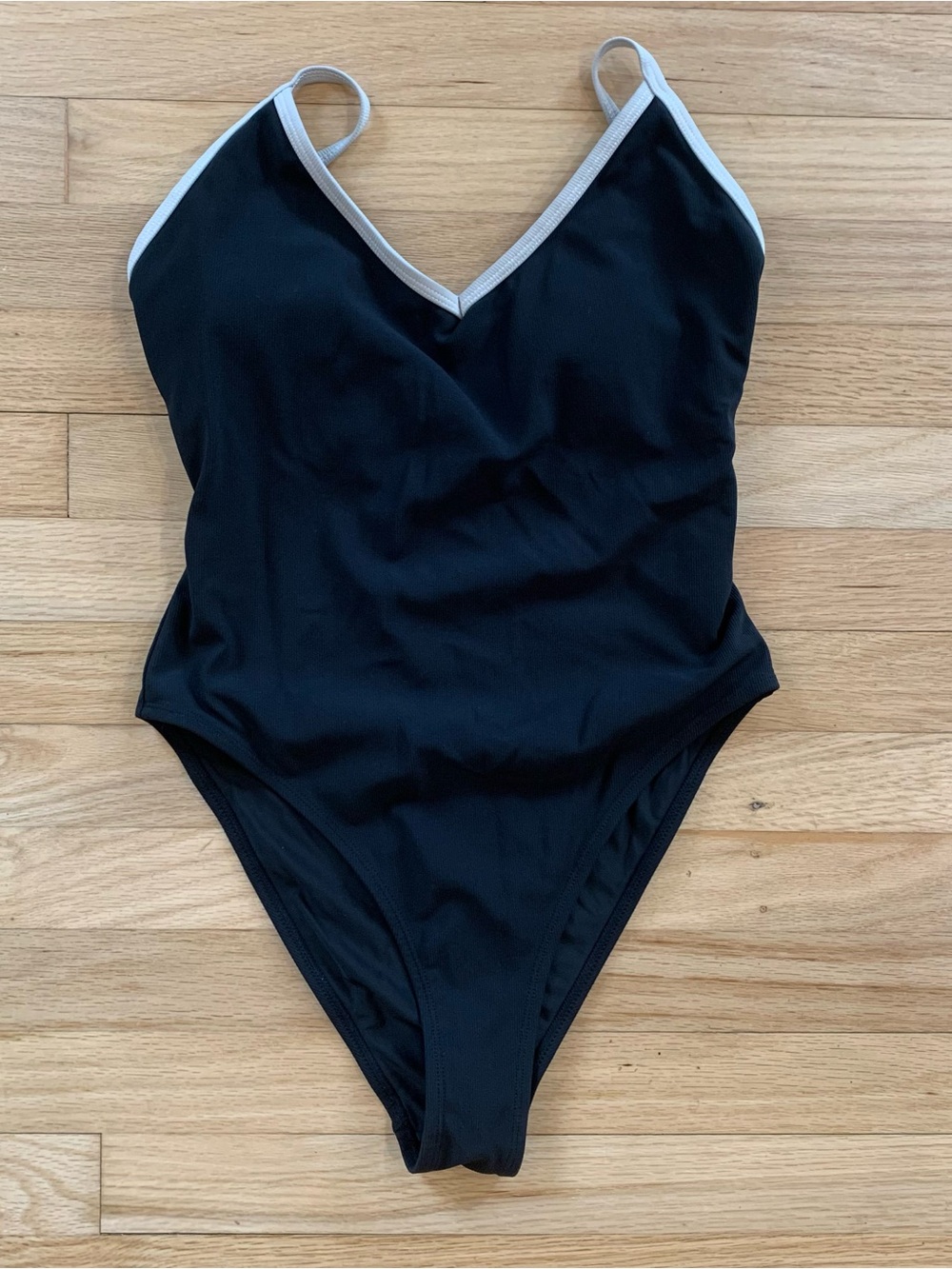 Wilo the Label Black White One Piece Swim Suit Bathing Suit Size Small Sexy